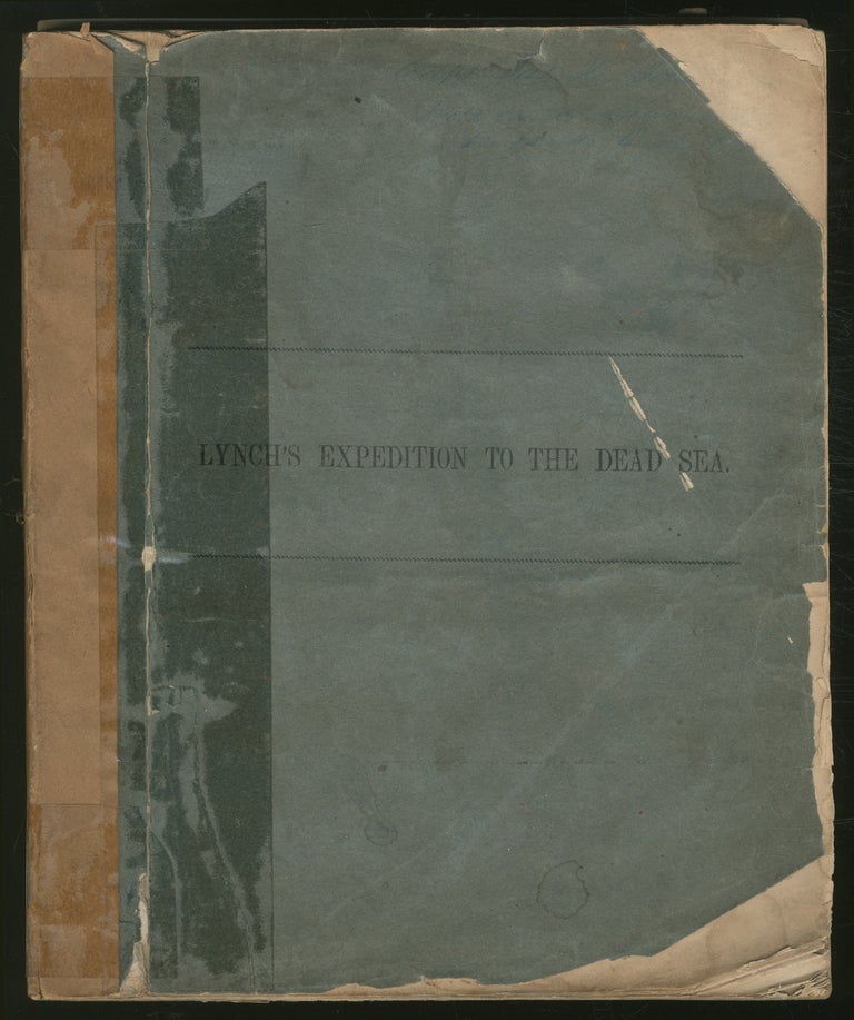 Item #369805 Official Report of the United States' Expedition to Explore the Dead Sea and the River Jordan. W. F. LYNCH.