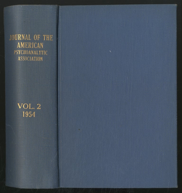 Item #370074 Journal of the American Psychoanalytic Association: 1954, Volume II, Numbers 1-4