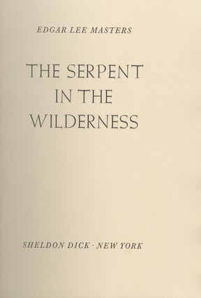 The Serpent in the Wilderness