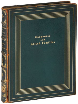 Carpenter and Allied Families; Genealogical and Biographical