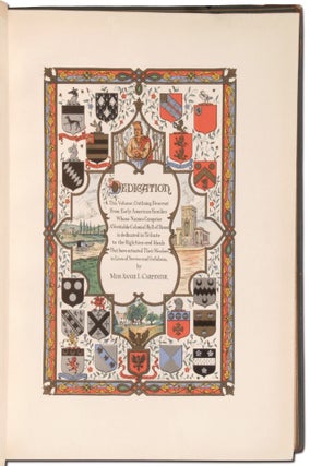 Carpenter and Allied Families; Genealogical and Biographical