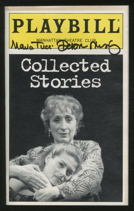 Item #372430 [Playbill] Collected Stories. Donald MARGULIES