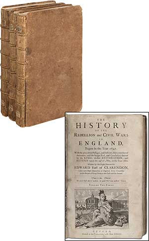 Item #372756 The History of the Rebellion and Civil Wars in England (Three Volumes). Edward Hyde CLARENDON, Earl of.