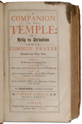 A Companion to the Temple: Or, A Help to Devotion in the Use of the Common Prayer (Two Volumes)
