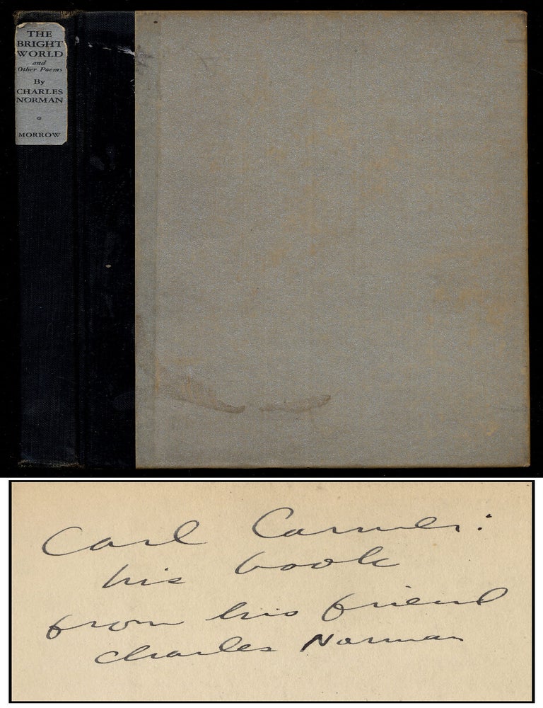 Item #373185 The Bright World and Other Poems. Charles NORMAN.