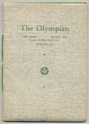 Item #373738 The Olympian. Autumn, 1940: In Memoriam: Howard Phillips Lovecraft 1890-1937. H. P....