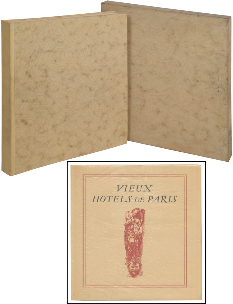 Vieux Hotels de Paris (24 dry-point etchings by Omer Bouchery. L&eacute;on GOSSET, Omer Bouchery.