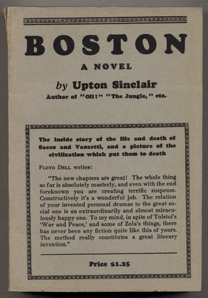 Item #373950 Boston: A Novel. Upton SINCLAIR