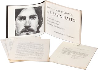 Item #374483 The Biblical Etchings of Marvin Hayes: A Catalog to the Exhibition Held at FAR...