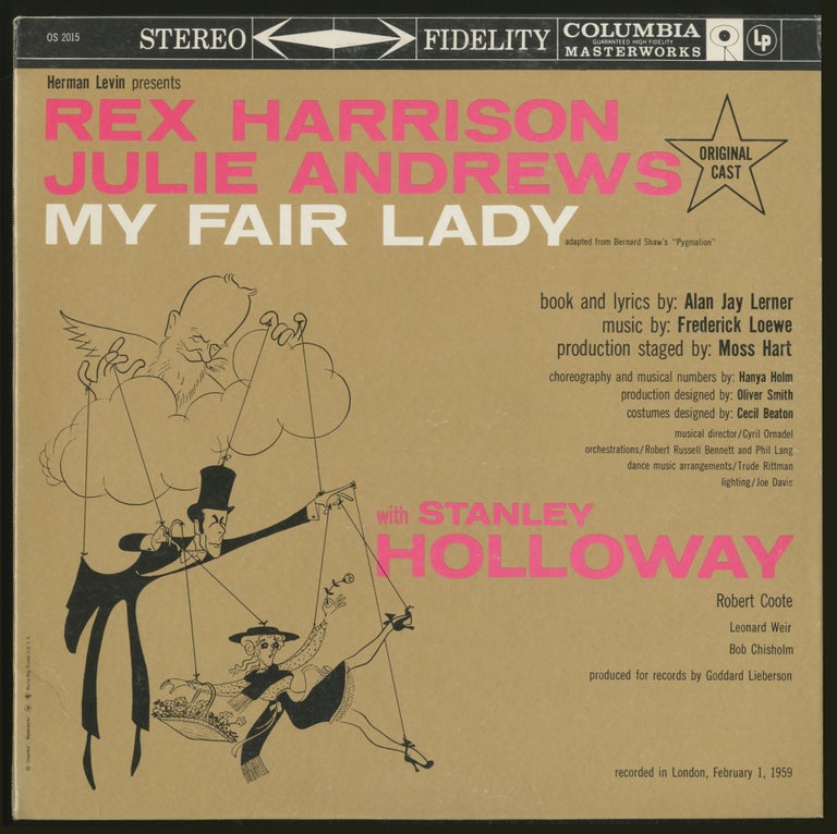 Item #374824 [Vinyl Record]: My Fair Lady. Alan LERNER, Frederick Loewe, Moss Hart.