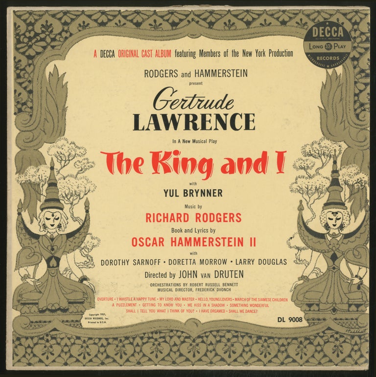 Item #374830 [Vinyl Record]: The King and I. Richard RODGERS, Oscar Hammerstein.