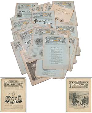 Item #375009 Harper's Young People (33 single issues, 1886 and 1888). Howard PYLE, William O....