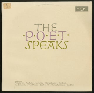 Item #375113 [Vinyl Record]: The Poet Speaks-Record 8. Philip LARKIN, Charles Tomlinson, Geoffrey...