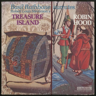 Item #375135 [Vinyl Record]: Basil Rathbone Narrates Robert Louis Stevenson's Treasure Island and...