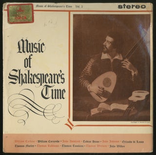 Item #375189 [Vinyl Record]: Music of Shakespeare's Time Volume 2