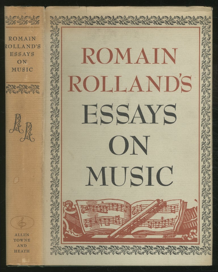 Item #375513 Romain Rolland's Essays on Music. Romain ROLLAND.
