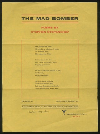 Broadside]: The Mad Bomber. Stephen STEPANCHEV.