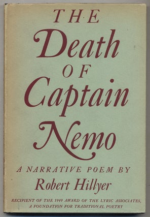 Item #376230 The Death of Captain Nemo. Robert HILLYER