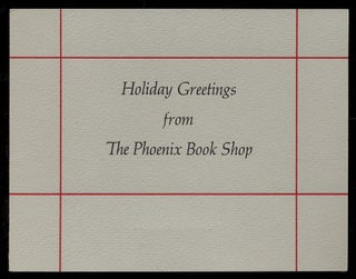 Item #376500 Holiday Greetings from The Phoenix Book Shop / [caption title]: The night last night...
