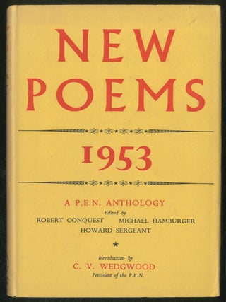 Item #377671 New Poems 1953: A P.E.N. Anthology. Robert GRAVES, Muriel Spark, Kingsley Amis, W....