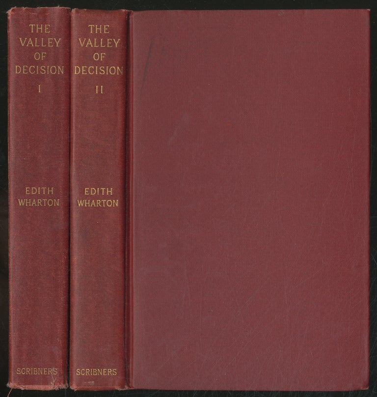 Item #377914 The Valley of Decision. Edith WHARTON.