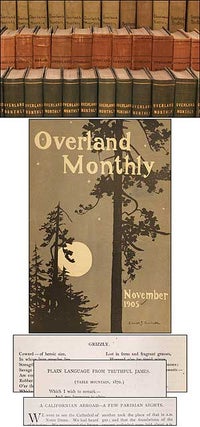Item #378785 The Overland Monthly, 1868-1875; The Overland Monthly and Out West Magazine,...
