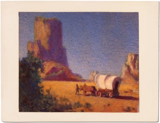 Item #379546 [Original Art]: Western Landscape. Hannes BOK