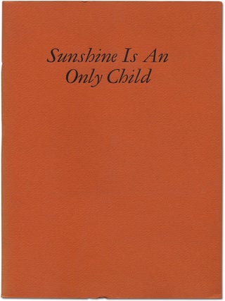 Sunshine is an Only Child. James PURDY.
