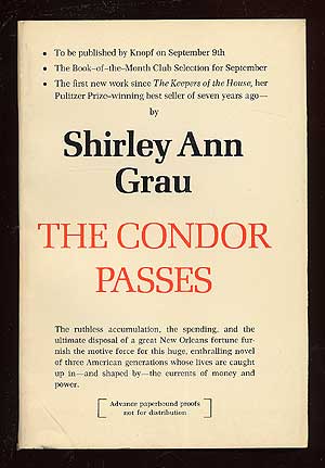 Item #38070 The Condor Passes. Shirley Ann GRAU.