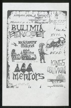Item #380792 [Punk Flyer]: Alternative Metal & Captain Present "School is Out" Featuring 5 of...