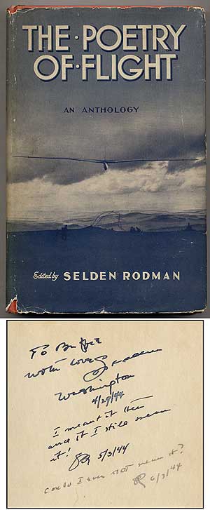 Item #380793 The Poetry of Flight: An Anthology. Selden RODMAN.