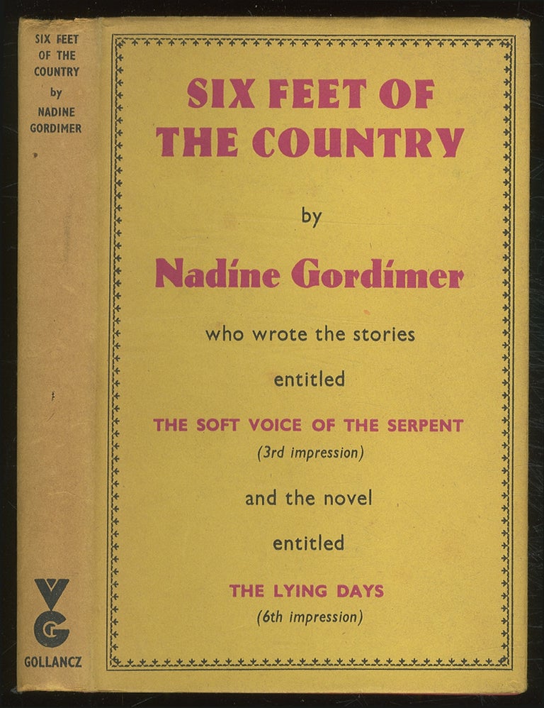 Item #381017 Six Feet of the Country. Nadine GORDIMER.