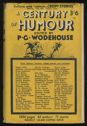 Item #381158 A Century of Humour. P. G. WODEHOUSE