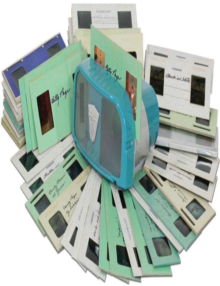 Stereographic Nude Pin-Up Slides. William T. CARDWELL, Jr., PAGE.
