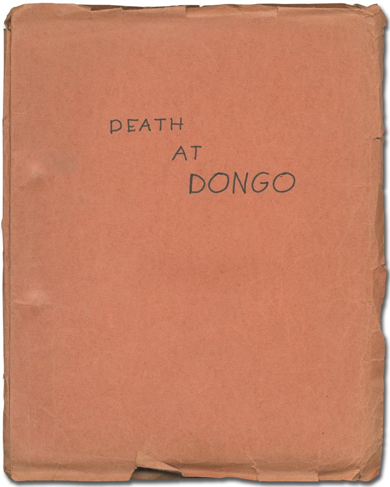 Item #382840 [Screenplay]: Death at Dongo (The Execution of Benito Mussolini). for a. story, Silvio Amadio.