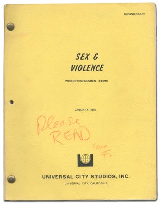 Item #382842 [Screenplay]: Sex and Violence ... a universal love story. Dennis KLEIN, Francis...