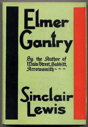 Item #382908 Elmer Gantry. Sinclair LEWIS