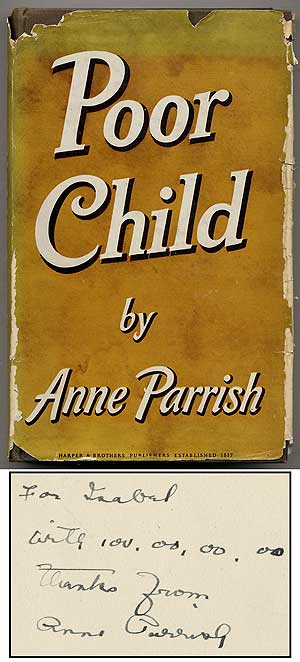 Item #383225 Poor Child. Anne PARRISH.