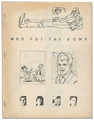 Item #383612 Who Put the Bomp – Number 8, Fall-Winter 1971 (Vol. 2, No. 5). Lester BANGS, Richard Meltzer.