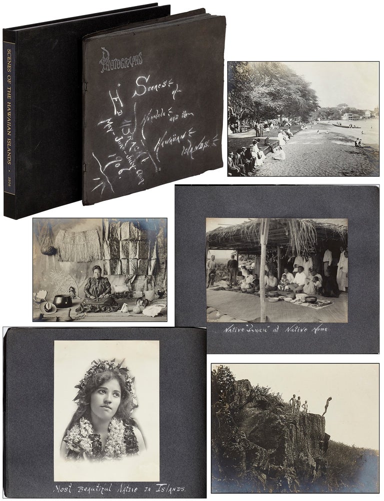 Item #383774 [Photo Album]: "Scenes of Honolulu and the Hawaiian Islands. May-June-July-Aug. 1906". Ed BRACHT.