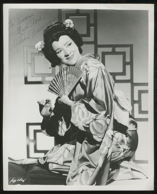 Item #383901 Inscribed Photograph of Natalie Burgess as Madame Butterfly. Natalie BURGESS