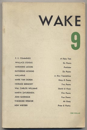Item #384142 Wake – 9. E. E. CUMMINGS, Clellon Holmes, James Broughton, Eugene Walter, Jackson...