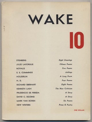 Item #384143 Wake – 10. E. E. CUMMINGS, Louis Second, Nathan Zimelman, Denise Levertov, Gene...