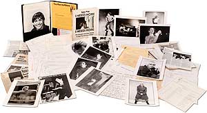 Item #384188 Archive of Iggy Pop original publicity material, tour itineraries, original photos, and related correspondence. Iggy POP, a k. a. James Newell Osterberg Jr.