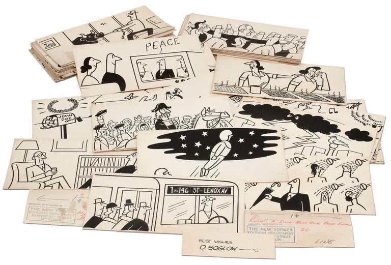 Item #384198 66 Pieces of Original Art for "The Talk of the Town" Section of The New Yorker. Otto SOGLOW.