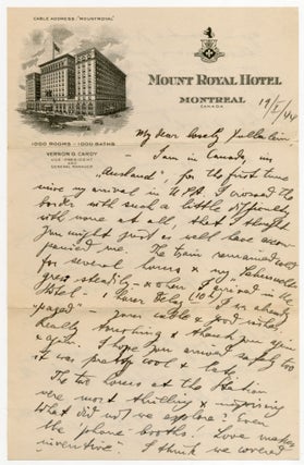[Archive]: A Collection of Letters and Confidential Correspondence addressed to Yulla Lipchitz (née Mott), Sculptor wife of Jacques Lipchitz