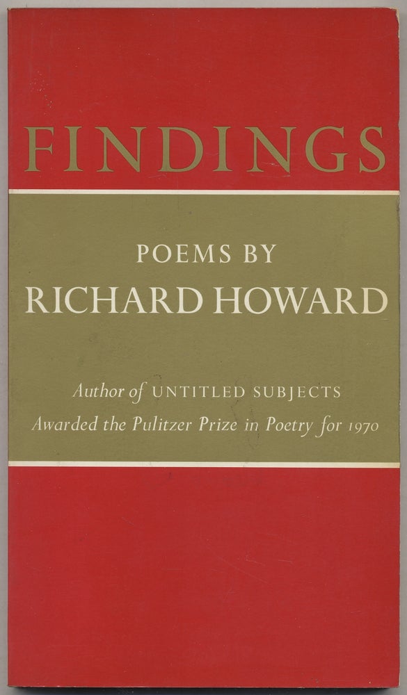 Item #384998 Findings. Richard HOWARD.