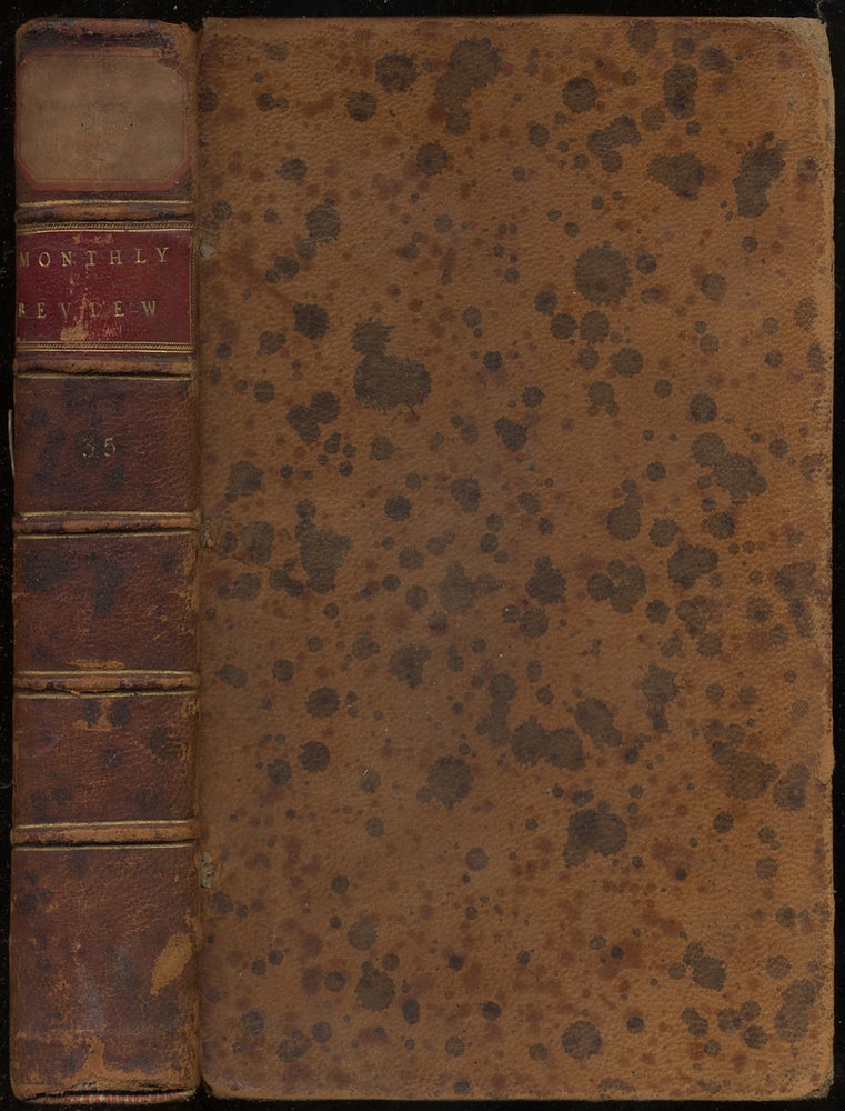 Item #385218 The Monthly Review; or Literary Journal, Enlarged: May to August, 1801