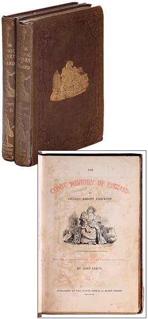 Item #385243 The Comic History of England (Two Volume Set). John LEECH, Gilbert Abbott A'Beckett.