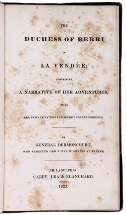 [Two works in one]: The Duchess of Berri in La Vendée [and] The Alhambra: A Series of Tales and Sketches of the Moors and Spaniards (Volume 2)